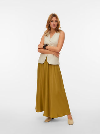 Γυναικεία φούστα VMMIRA ANKLE SKIRT WVN VERO MODA 10345221 WILLOW SS26