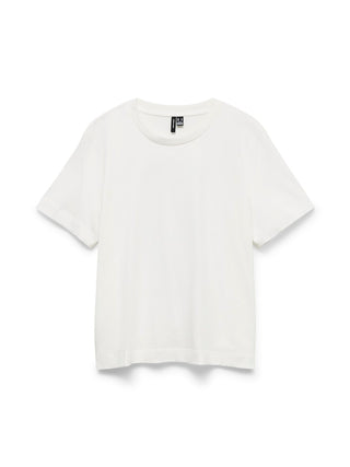 Γυναικείο t-shirt VMKLARA METTE SS TOP BOX JRS VERO MODA 10344820 SNOW WHITE/GIVE YOURSELF SS26