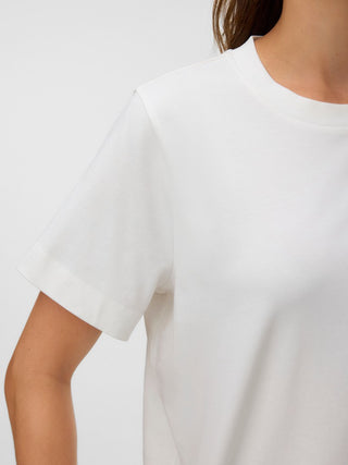 Γυναικείο t-shirt VMKLARA METTE SS TOP BOX JRS VERO MODA 10344820 SNOW WHITE/GIVE YOURSELF SS26