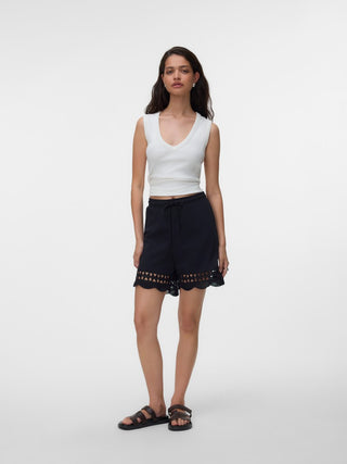 Γυναικείο σορτς VMGABBY HW SHORTS JRS GA VERO MODA 10339861 BLACK SS26