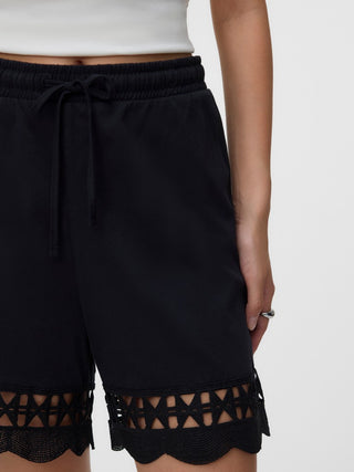 Γυναικείο σορτς VMGABBY HW SHORTS JRS GA VERO MODA 10339861 BLACK SS26