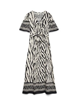 Γυναικείο φόρεμα VMKAMILLE 2/4 ANKLE DRESS WVN BTQ BE VERO MODA 10347547 BLACK SS26