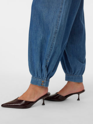 Γυναικείο τζίν VMZELENA MR BALLOON DENIM PANTS SI377 VERO MODA 10347931 MEDIUM BLUE DENIM SS26