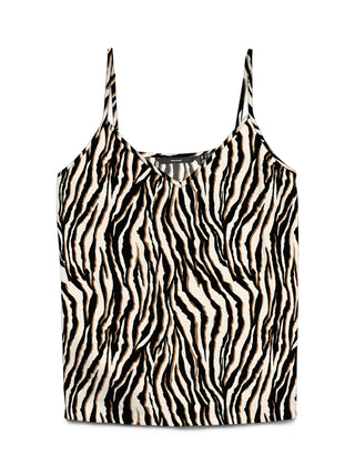 Γυναικείο top VMEASY JOY V-NECK SINGLET WVN GA VERO MODA 10297362 OATMEAL SS26
