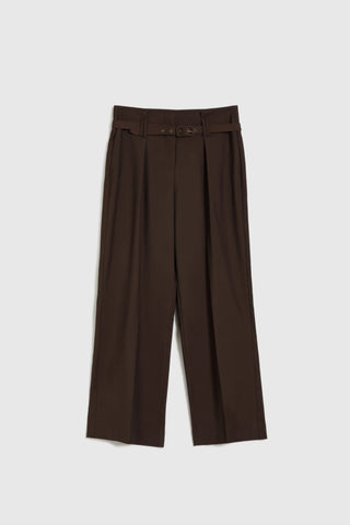 Γυναικείο παντελόνι MOODO Z-SP-4830 BROWN W25/26