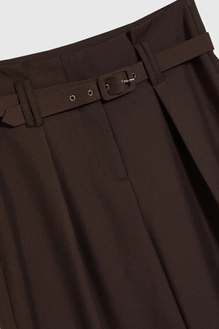 Γυναικείο παντελόνι MOODO Z-SP-4830 BROWN W25/26