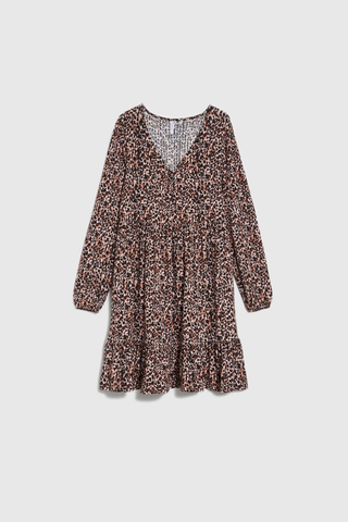 Γυναικείο φόρεμα MOODO Z-SU-4804 BLACK LEOPARD W25/26