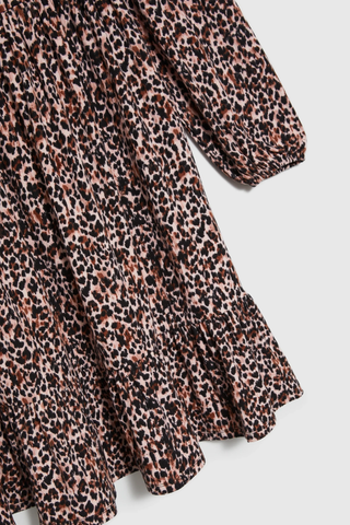Γυναικείο φόρεμα MOODO Z-SU-4804 BLACK LEOPARD W25/26