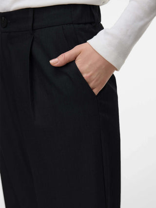 Γυναικείο παντελόνι VMDALLAS HW WIDE BUTTON PANT Vero Moda 10339076 Black SS26