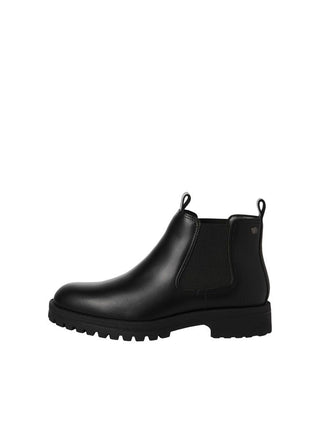 Ανδρικά μποτάκια JFWCAMDEN PU CHELSEA BOOT JACK & JONES 12262823 Anthracite W24/25 - urbans.gr