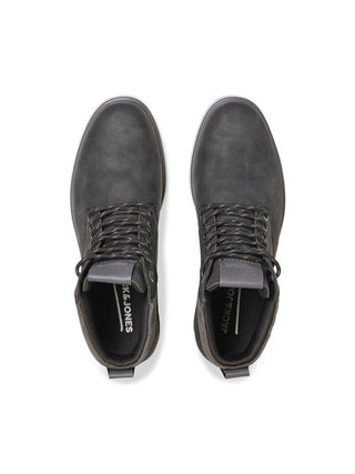 Ανδρικά μποτάκια JFWDENVER PU COMBO BOOT JACK & JONES 12243420 Anthracite W24/25 - urbans.gr