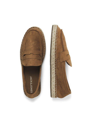 Ανδρικές Εσπαντρίγιες 100% Polyester JFWSCHERLOCK ESPADRILLE LOAFER JACK & JONES 12257226 Java S 24 - urbans.gr