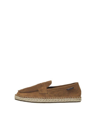 Ανδρικές Εσπαντρίγιες 100% Polyester JFWSCHERLOCK ESPADRILLE LOAFER JACK & JONES 12257226 Java S 24 - urbans.gr