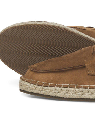 Ανδρικές Εσπαντρίγιες 100% Polyester JFWSCHERLOCK ESPADRILLE LOAFER JACK & JONES 12257226 Java S 24 - urbans.gr