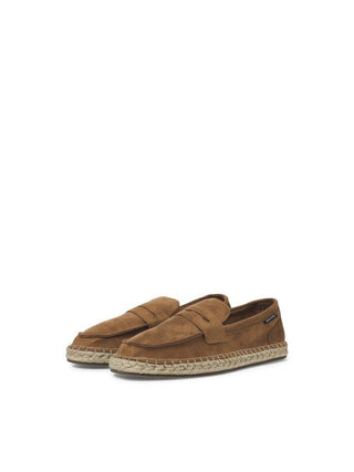 Ανδρικές Εσπαντρίγιες 100% Polyester JFWSCHERLOCK ESPADRILLE LOAFER JACK & JONES 12257226 Java S 24 - urbans.gr