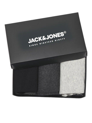 Ανδρικές κάλτσες 3 PACK JACDAVID SOCKS GIFTBOX JACK & JONES 12267067 Black W24/25 - urbans.gr