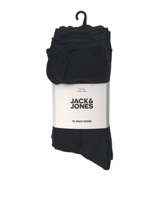 Ανδρικές κάλτσες JACJENS SOCK 10 PACK JACK & JONES 12125756 BLACK NOOS S 24 - urbans.gr