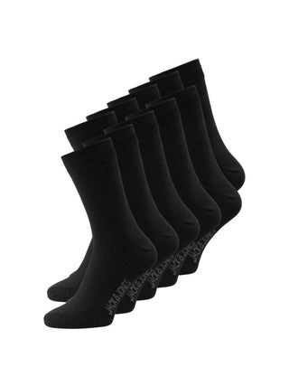 Ανδρικές κάλτσες JACJENS SOCK 10 PACK JACK & JONES 12125756 BLACK NOOS S 24 - urbans.gr