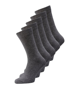 Ανδρικές κάλτσες JACJENS SOCK 5 PACK JACK & JONES 12113085 Dark Grey Melange NOOS S 24 - urbans.gr