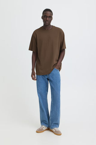 Ανδρικό t-shirt  BHFISHER OVERSIZE TEE BLEND 20718772 BROWN W26/27
