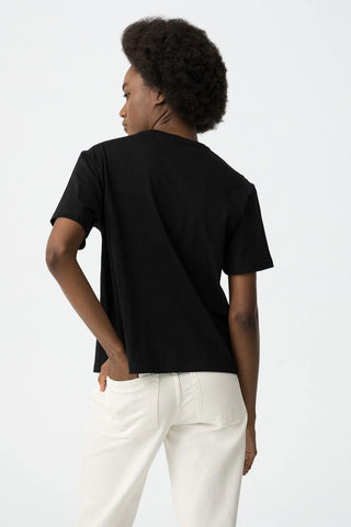 Γυναικεία μπλούζα κοντομάνικη Brilhante TIFFOSI 10059649 ΜΑΥΡΟ SS25