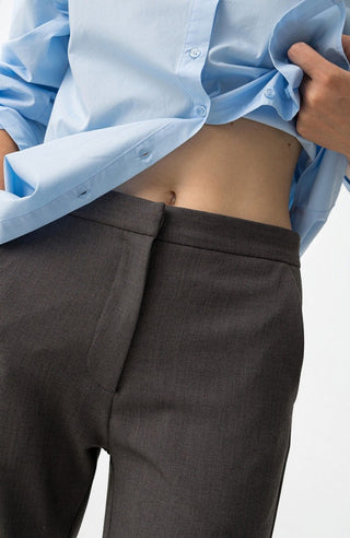 Γυναικείο παντελόνι chino TIFFOSI 10061596 GREY W25/26