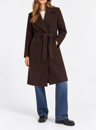 Γυναικείο παλτό TIFFOSI 10067830 BROWN W26/27