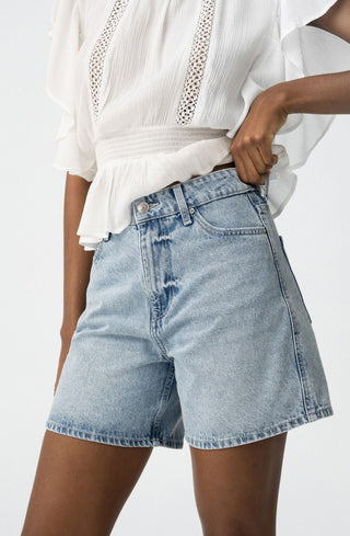 Γυναικείο σορτς denim TIFFOSI 10059614 LIGHT BLUE SS25