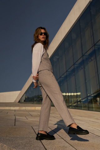 Γυναικείο παντελόνι MOODO Z-SP-4810 GREY W25/26