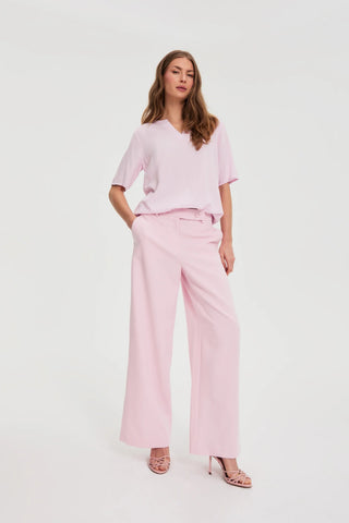 Γυναικεία παντελόνα MOODO L-SP-4912 PINK SS26