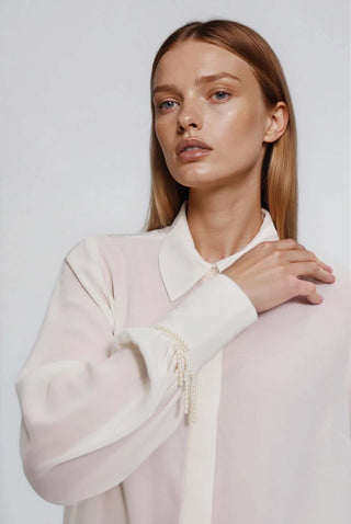 Γυναικείο πουκάμισο MOODO Z-KO-4832 OFF WHITE W25/26