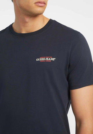 Ανδρικό t-shirt  GUESS M4YI55K8HM0 DARK BLUE SS26
