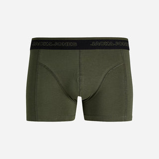 Ανδρικό μποξεράκι JACADRIAN SOLID TRUNKS 3 PACK JACK&JONES 12300849 WINDSOR WINE W26/27
