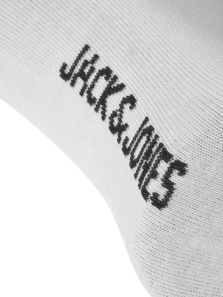 Ανδρικές κάλτσες κοντές JACDELAN SHORT SOCKS 7 PACK JACK&JONES 12292954 WHITE SS26