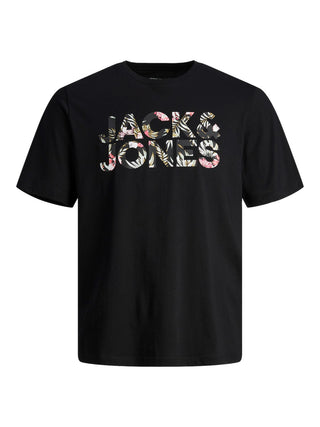 Ανδρικό t-shirt Standard Fit 100% Cotton JJEJEFF CORP LOGO TEE SS O-NECK SN JACK & JONES 12250683 Carbon S 24