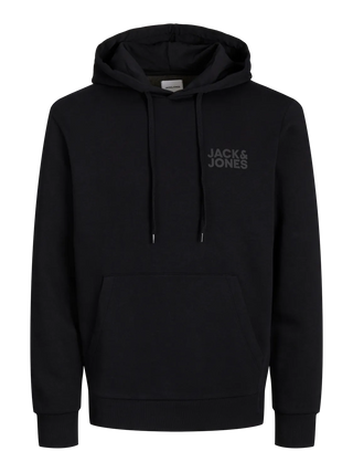 Ανδρικό φούτερ με κουκούλα JJECORP LOGO SWEAT HOOD JACK & JONES 12152840 Black NOOS W24/25