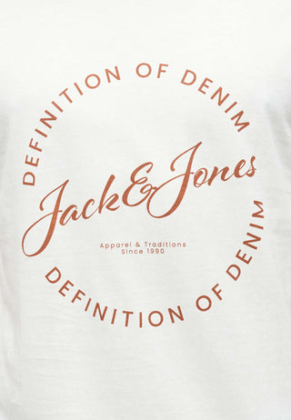 Ανδρικό t-shirt JJGRAYSON TEE SS CREW NECK Jack & Jones 12288377 Bright White SS26