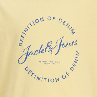 Ανδρικό t-shirt JJGRAYSON TEE SS CREW NECK Jack & Jones 12288377 Sunlight SS26