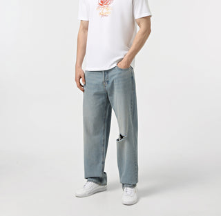 Ανδρικό τζιν JJIALEX JJORIGINAL SQ 839 Jack & Jones 12272278 Blue Denim SS25