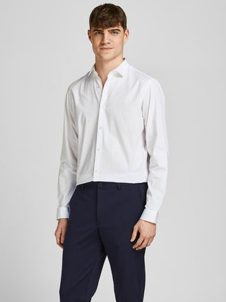 Ανδρικό πουκάμισο JPRBLACARDIFF SHIRT JACK & JONES 12201905 White NOOS S23