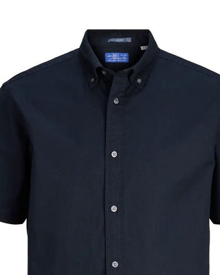 Ανδρικό πουκάμισο κοντομάνικο JPRBLUHARVEY OXFORD S/S SHIRT JACK&JONES 12294964 SKY CAPTAIN SS26