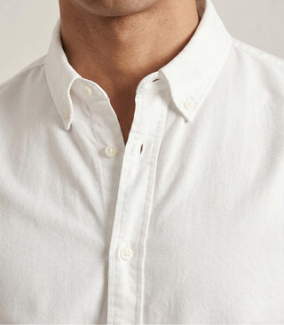 Ανδρικό πουκάμισο κοντομάνικο JPRBLUHARVEY OXFORD S/S SHIRT JACK&JONES 12294964 WHITE SS26