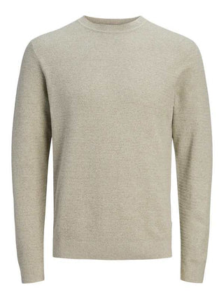 Ανδρική μακρυμάνικη μπλούζα πλεκτή JPRBLURILEY KNIT CREW NECK LS SN Jack & Jones 12295909 Mermaid SS26