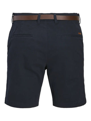 Ανδρική βερμούδα JPSTADAM BELTED CHINO SHORTS REG JACK&JONES 12288603 DARK NAVY SS26