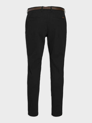 Ανδρικό παντελόνι JPSTMARCO ADAM BELTED CHINO Jack & Jones 12288598 Black SS26