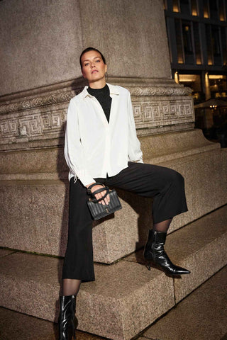 Γυναικείο πουκάμισο MOODO Z-KO-4832 OFF WHITE W25/26