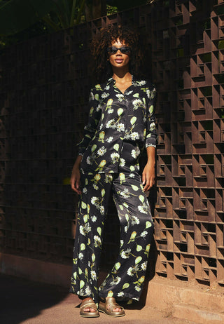 Γυναικεία παντελόνα MEXX MF007005551W BLACK SS25