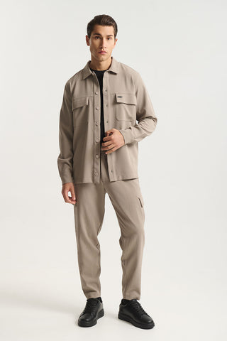 Ανδρικό παντελόνι cargo P/COC P-2118 BEIGE W25/26