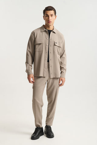 Ανδρικό παντελόνι cargo P/COC P-2118 BEIGE W25/26