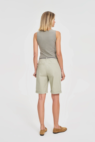 Γυναικείο σορτς MOODO L-SH-4600 OLIVE SS25
